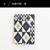 Nort Colored Bamboo Rod Red / Blue | Chiyogami Notebook | Haibara (Haibara) Haibara