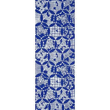 Hand-dyed | Bamboo grass | Vermilion glass / Deep blue | Silk (Special Okayama production) | Kyoto Tomodan Tomodan