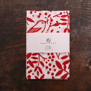 Hand-dyed | Nanten Aka | 100% Silk (Okayama Raw Material) Dyed | nugooNEXT 