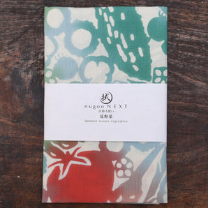 Handkerchief | Summer Vegetables | 100% Cotton (Okayama Production) Dyed | nugooNEXT 