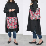 Tote bag (vertical type) | Nanten | Hand-dyed raw fabric Umbrella cloth 100% cotton bag Japan-made | Kyoto craftsman workmanship 【 Fuwa Market Original 】 Fuwa Market