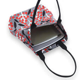 Tote bag (vertical type) | Nanten | Hand-dyed raw fabric Umbrella cloth 100% cotton bag Japan-made | Kyoto craftsman workmanship 【 Fuwa Market Original 】 Fuwa Market