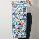 Hand towel | Oedo Nihonbashi | 100% cotton | Pear garden dyeing, dyeing | Todaya shop Todaya shop (Pear garden dyeing)