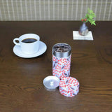 Tea caddy | Pine tree bark | Hand-dyed Japanese paper Tea container Made in Japan | Happiness pattern series 【 Fuwa Market Original 】 Fuwa Market