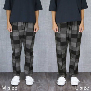 【ボトムス】久留米絣 いろはもんぺ よこ絣 ビデオチェック M L うなぎの寝床