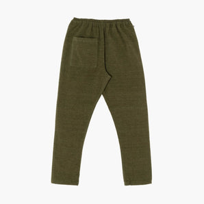 【ボトムス】久留米絣 もんぺ 綿モール MUJI モスグリーン M L うなぎの寝床