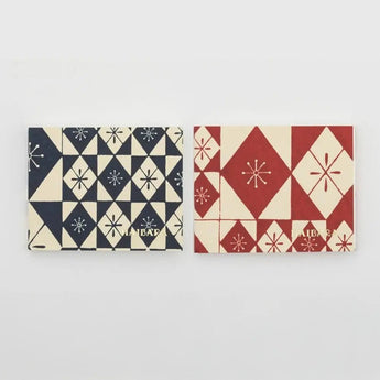 Snake stomach memo pad | Iroshibako red / blue | Japanese paper memo paper | Haibara (Haibara) Haibara