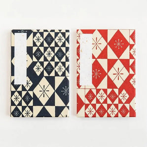 Goshuincho | Iroshibako Scroll Red / Blue | Chiyodashi Collection Stamp Book | Haibara (Haibara) Haibara