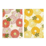 Nōto Jūdōboku Aka / Kiiro | Japanische Herstellung Hanaboku Chidaishi Notizbuch | Haibara (Haibara) Haibara