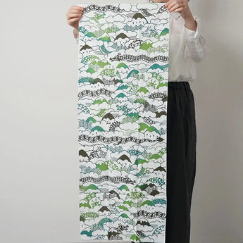 Handkerchief | Dragon Mountain Play Cloth | 100% Silk | Pear Garden Dyeing, Staining | Toda Shop Toda Shop (Pear Garden Dyeing)