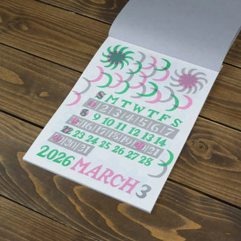 Yotsume Dyed Cloth Calendar 2026 | A Year Depicting Japan's Four Seasons and Everyday Nature | Yotsume Dyed Cloth Yotsume Dyed Cloth