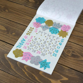 Yotsume Dyed Cloth Calendar 2026 | A Year Depicting Japan's Four Seasons and Everyday Nature | Yotsume Dyed Cloth Yotsume Dyed Cloth