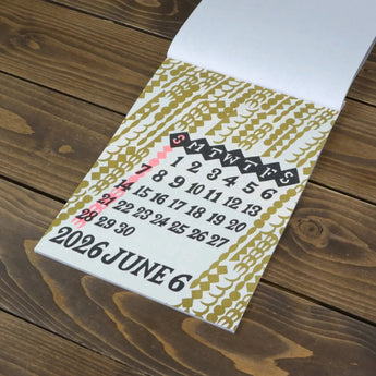 Yotsume Dyed Cloth Calendar 2026 | A Year Depicting Japan's Four Seasons and Everyday Nature | Yotsume Dyed Cloth Yotsume Dyed Cloth