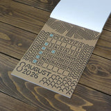 Yotsume Dyed Cloth Calendar 2026 | A Year Depicting Japan's Four Seasons and Everyday Nature | Yotsume Dyed Cloth Yotsume Dyed Cloth