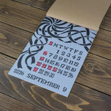 Yotsume Dyed Cloth Calendar 2026 | A Year Depicting Japan's Four Seasons and Everyday Nature | Yotsume Dyed Cloth Yotsume Dyed Cloth