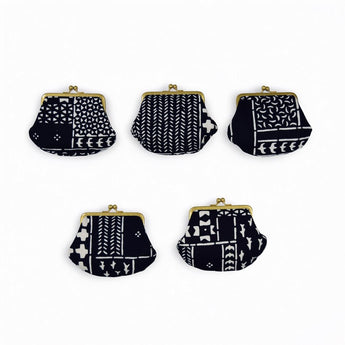 Yotsume dyed cloth edge, mouth SASHIKO cotton cloth, indigo blue