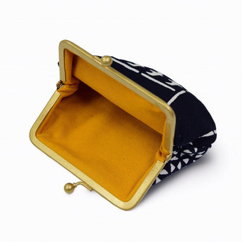 Yotsume dyed cloth edge, mouth SASHIKO cotton cloth, indigo blue