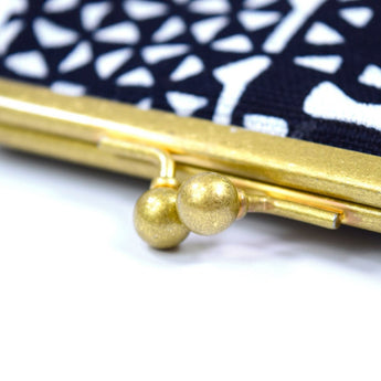 Yotsume dyed cloth edge, mouth SASHIKO cotton cloth, indigo blue