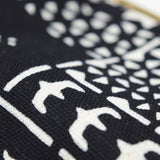 Yotsume dyed cloth edge, mouth SASHIKO cotton cloth, indigo blue